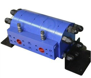 Hög precision synkron hydraulisk växelflödesdelare